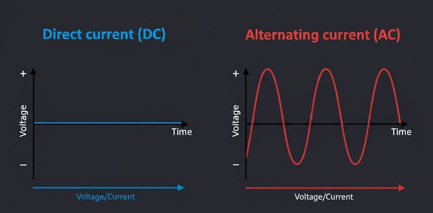 Diagrama AC vs DC