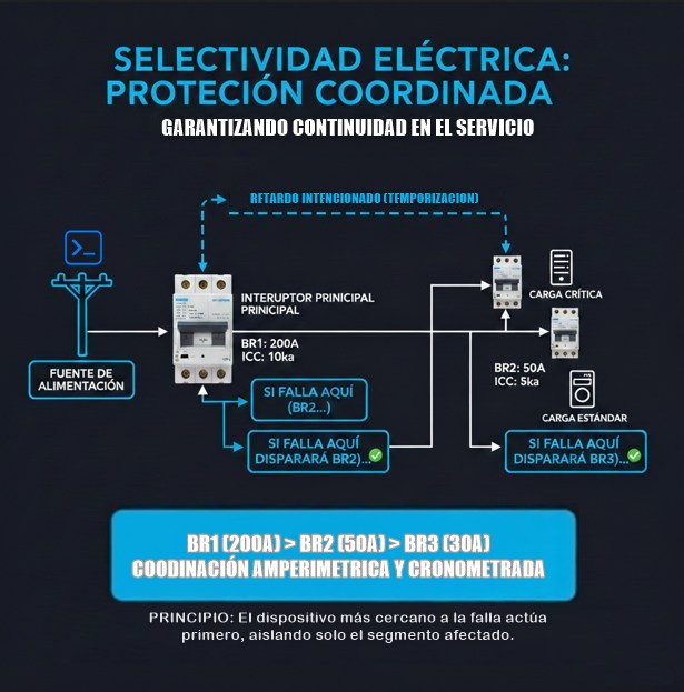 Gráfico de Selectividad Amperimétrica