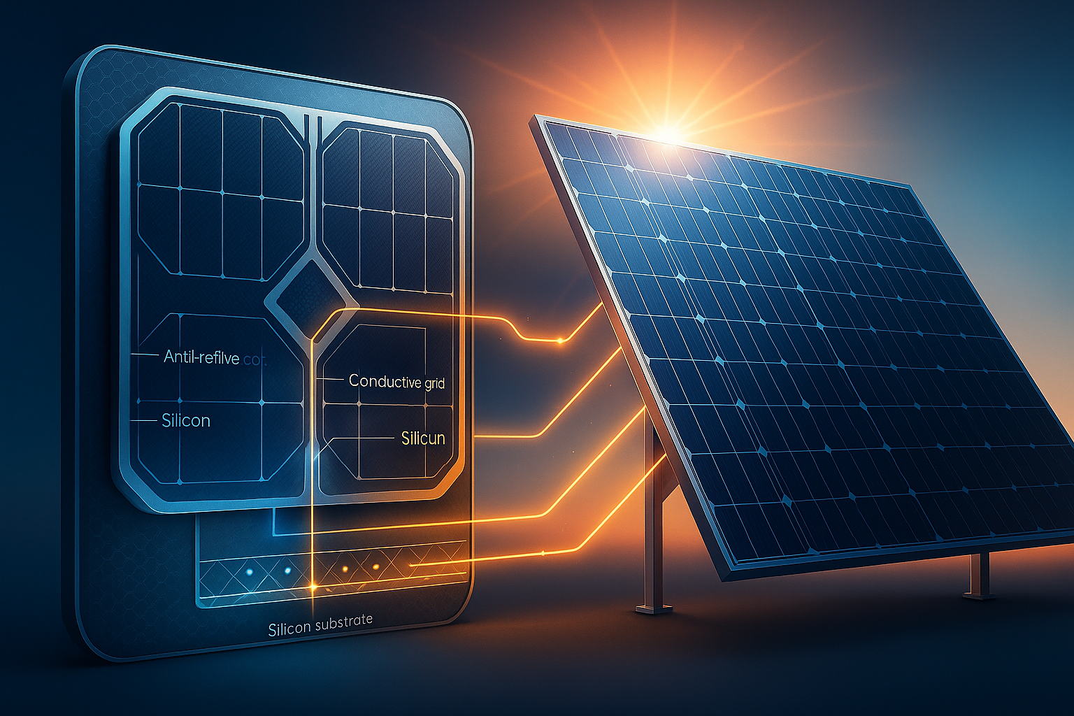 Celdas vs Paneles Solares