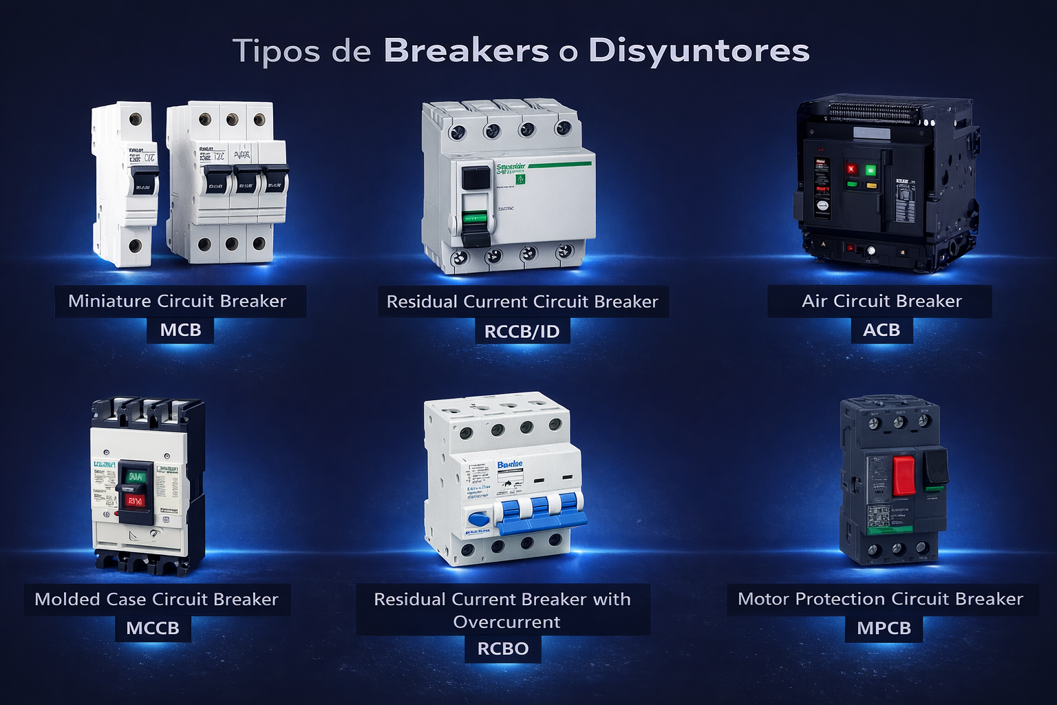Tipología de Breakers